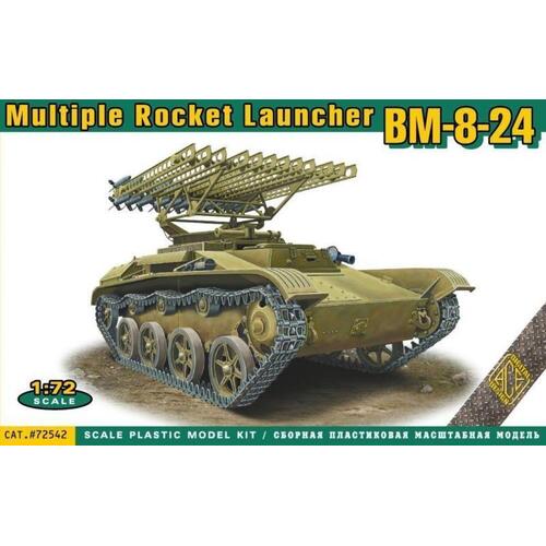 Ace Model 1/72 BM-8-24 Multiple Rocket Launcher Plastic Model Kit [72542]