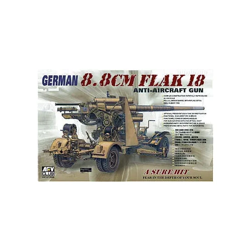 AFV Club AF35088 1/35 8.8cm Flak 18 Anti-aircraft gun
