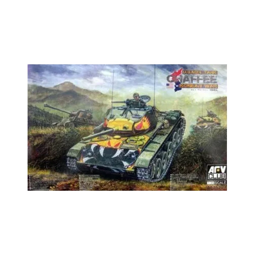 AFV Club AF35209 1/35 M24 Chaffee Tank Korea War Version Plastic Model Kit