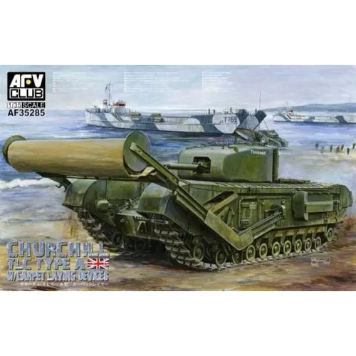 AFV Club AF35285 1/35 Churchill Mk.Iv TLC Laying Device And Carpet ( Type A)
