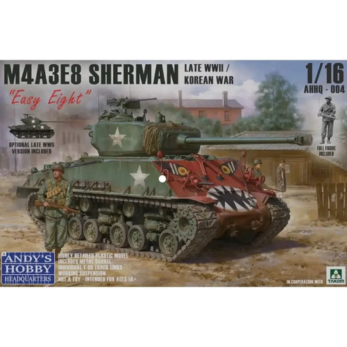 Andys Hobby Headquarters 1/16 M4A3E8 Sherman Late WWII / Korean War - AHHQ-004