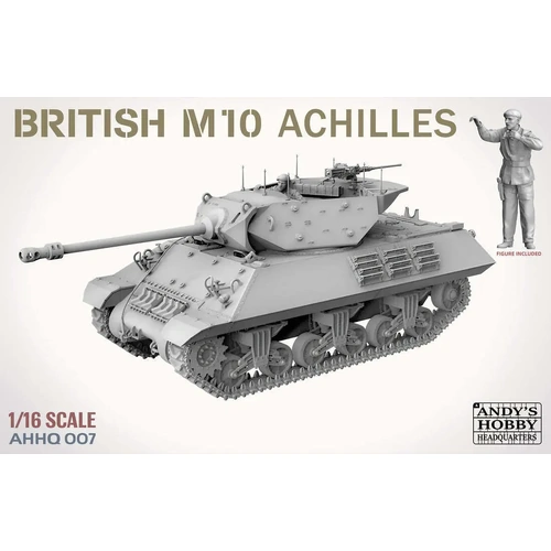 Andy's Hobby HQ 1/16 British Achilles M10 IIc Tank Destroyer Plastic Model Kit - AHHQ-007