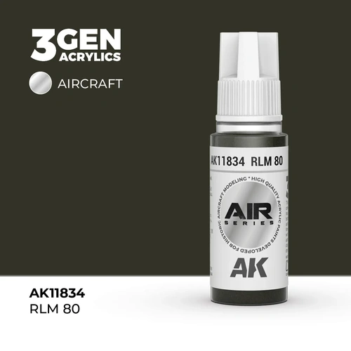 AK Interactive Air Series: RLM 80 Acrylic Paint 17ml 3rd Generation