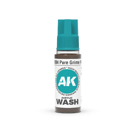 AK Interactive Acrylic Wash: Pure Grime Wash 18ml