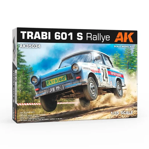 AK Interactive 1/35 Trabant 601 S Rallye Plastic Model Kit