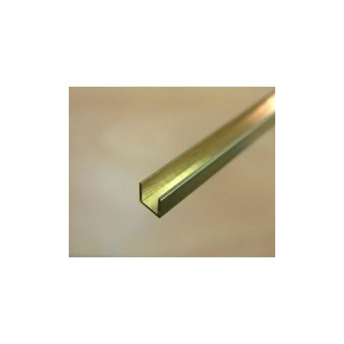 Albion CC1 Brass C Channel 1.0 x 1.5 x 1.0 x 305mm (1)