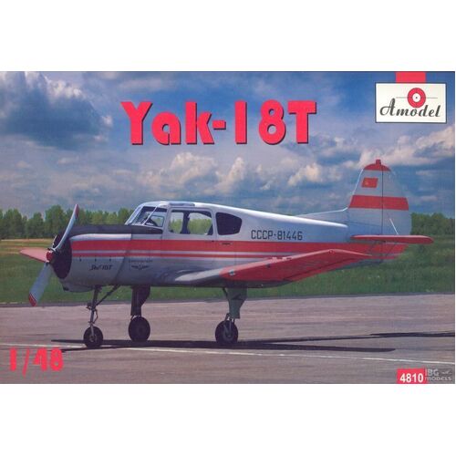 Amodel 1/48 Yak-18T Plastic Model Kit [4810]