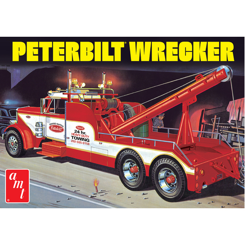 AMT 1133 1/25 Peterbilt 359 Wrecker Plastic Model Kit
