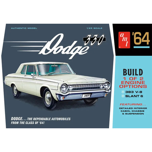 AMT 1/25 1964 Dodge 330 Plastic Model Kit