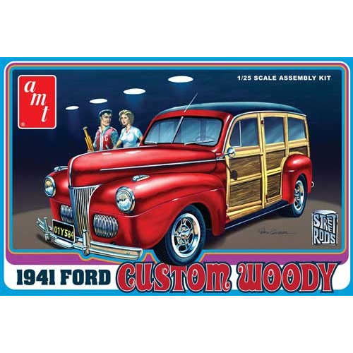 AMT 906 1/25 1941 Ford Woody