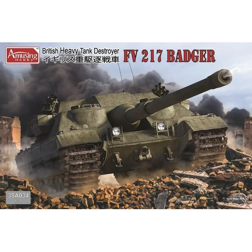 Amusing Hobby 35A034 1/35 FV217 BADGER Plastic Model Kit