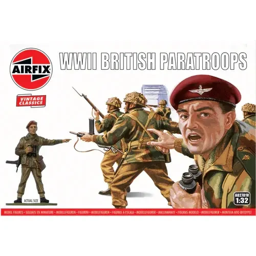 AIRFIX WWII BRITISH PARATROOPS 1:32