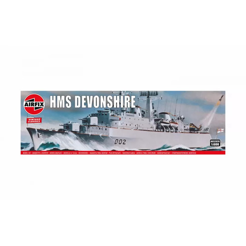 Airfix 1/600 HMS Devonshire Scaled Plastic Model Kit