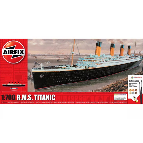 Airfix 1/700 RMS Titanic Ship Scaled Plastic Model Kit