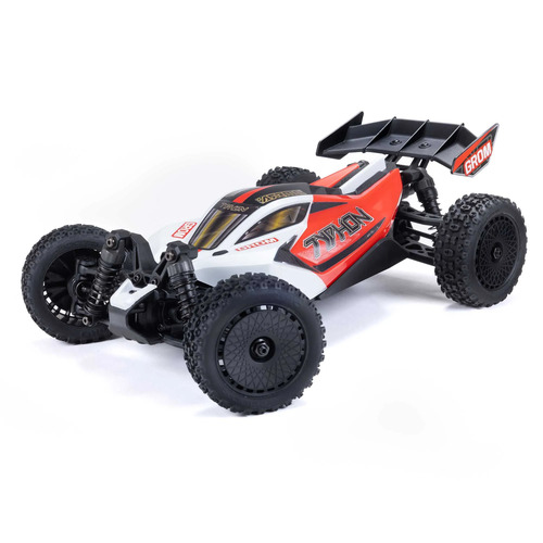 Arrma Typhon Grom 1/18 4x4 Buggy RTR Red/White - ARA2106T2