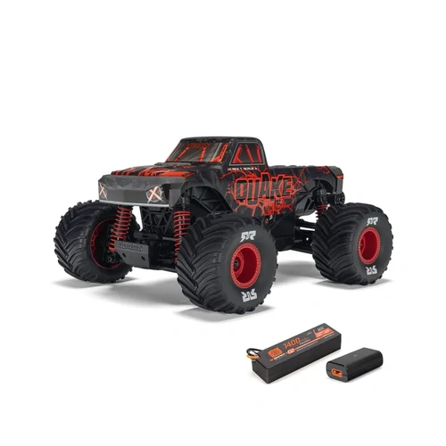 Arrma Quake Grom 4X4 1/16 Monster Truck RTR, Red