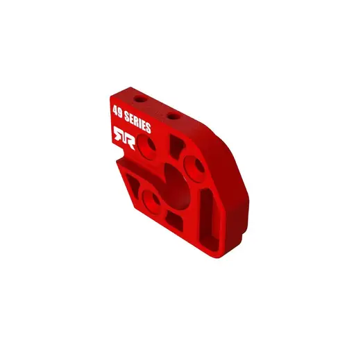 Arrma Aluminum Motor Plate 49 Series, Red, Kraton 8S EXB