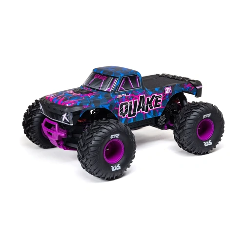 Arrma Quake 223S BLX DSC 1/10 2WD Monster Truck RTR Purple - ARA3537T3