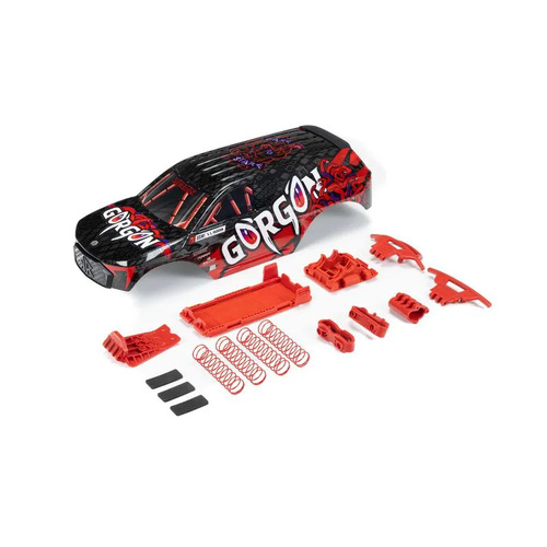 Arrma Painted Body with Decals Installed Red Gorgon - ARA402354