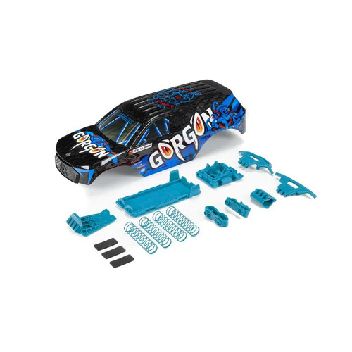 Arrma Painted Body with Decals Installed Blue Gorgon - ARA402355