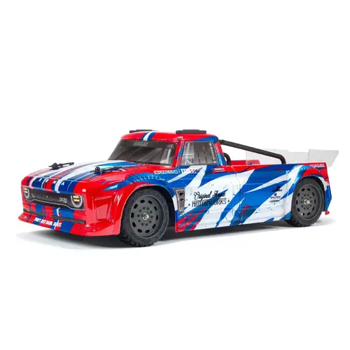 Arrma Infraction 4x4 Mega 1/8 Resto-Mod Truck RTR Red/Blue - ARA4215V3T1