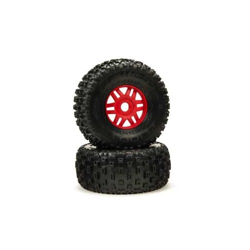 Arrma dBoots Fortress Tyre, Red, 2 Pieces, Mojave