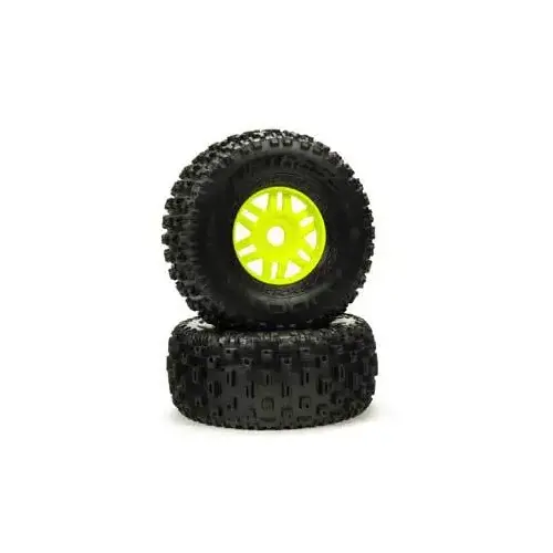 Arrma dBoots Fortress Tyre, Green, 2 Pieces, Mojave