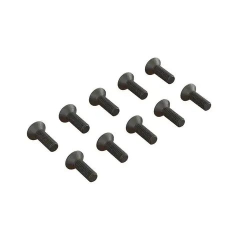 Arrma Flat Head Hex Machine Screw M2.5x8mm, 10pcs, 8S BLX