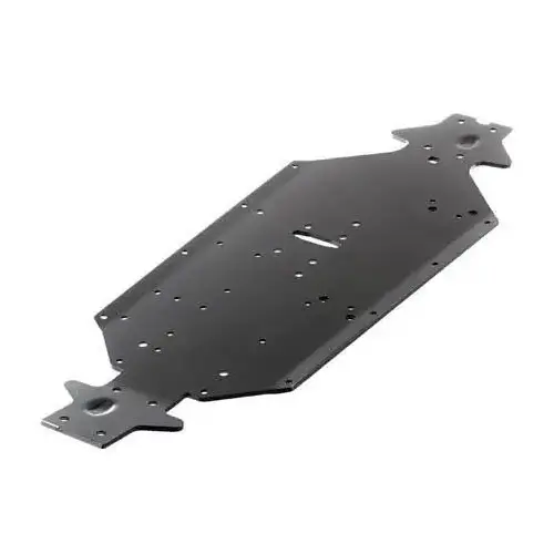 Arrma Chassis Aluminum SWB Silver/Blue Typhon, AR320188