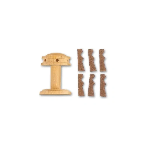 Artesania 8581 Capstan Vertical 20.0mm (2) Wooden Ship Accessory