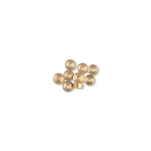 Artesania 8645 Cannon Wheels 5.0 x 2.0mm Brass (15) Wooden Ship Accessory