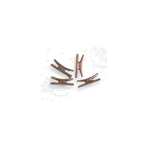 Artesania 8734 Metal Cleat 13mm (6) Wooden Ship Accessory