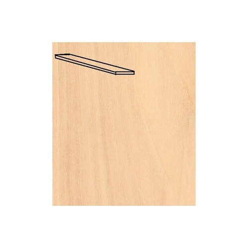 Artesania 94075 Basswood 10 x 70 x 1000mm (1) Wood Strip
