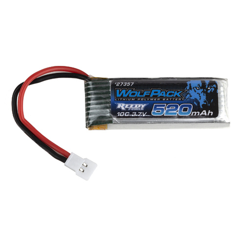 WoldfPack 520mAh 3.7V 10C LiPo Battery