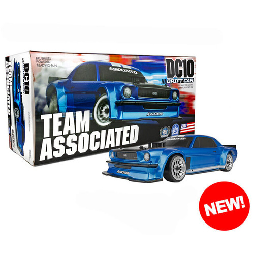 Team Associated DC10 2WD Electric Brushless Drift Car RTR Blue - ASS30133
