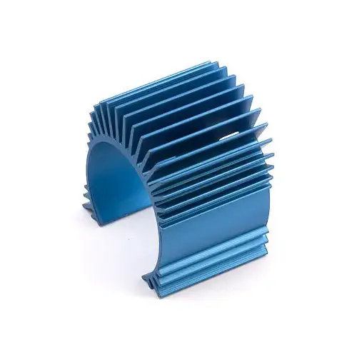 TC4 Motor Heatsink, blue alum.