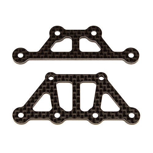 Team Associated Apex2 FT Top Plates, carbon fiber 31848