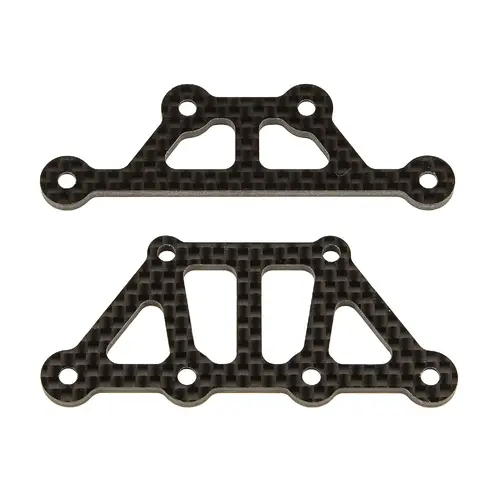 Team Associated Apex2 FT Top Plates, carbon fiber 31848