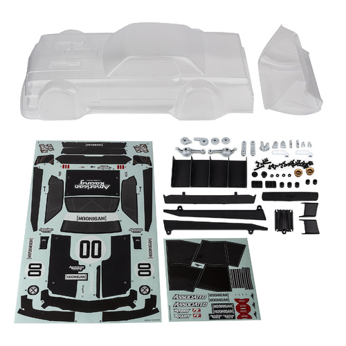 Team Associated Hoonicorn Body Set, clear 31896