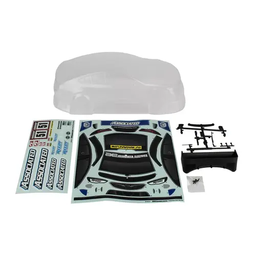 Team Associated Apex2 Sport ST550 Unpainted Body Shell Set Clear - ASS31916
