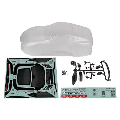 Team Associated Apex2 Sport 1/10 Nissan Z Unpainted Body Shell Set Clear - ASS31922