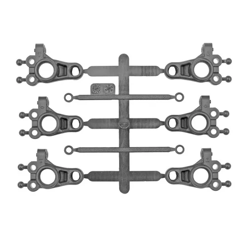 Team Asscociated RC10TC8 FT Carbon Steering Block Set 32065