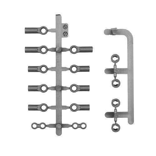 Team Asscociated RC10TC8 Ball Cups, Arm Ball Inserts And Anti-Roll Bar Links 32075