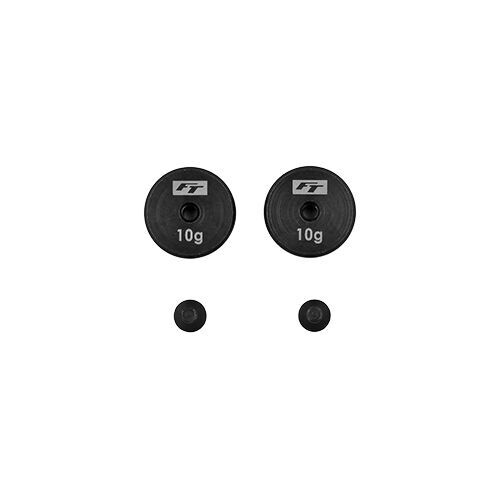 Team Asscociated RC10TC8 FT Steel Chassis Weight Set, 10g 32088