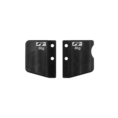 Team Associated RC10TC8 FT Steel Front and Rear Short Battery Weight Set 60g 32091