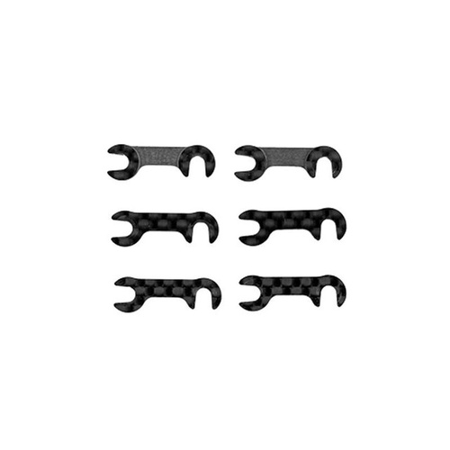 Team Asscociated RC10TC8 FT Carbon Fiber Roll-Center Spacer Set 32093