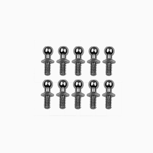 Team Associated RC10 .20 Ballstuds Set Silver - ASS6271