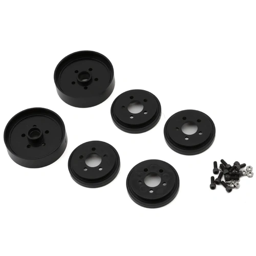 RC10 JAY HALSEY FRONT WHEELS, BLACK