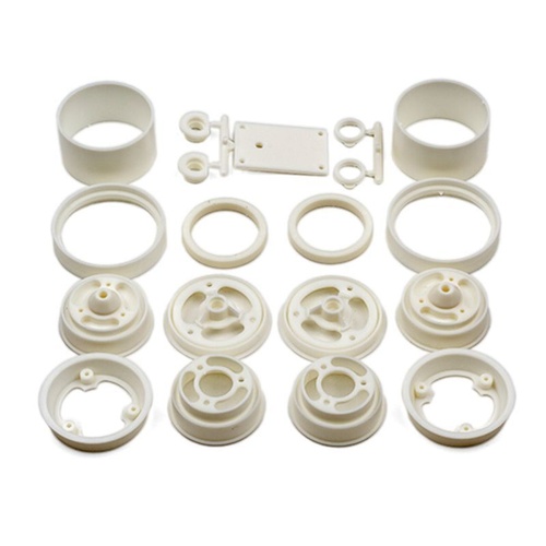 Team Associated RC10 Front And Rear Wheels White - ASS6643