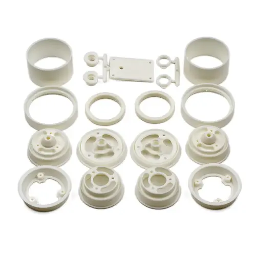 Team Associated RC10 Front And Rear Wheels White - ASS6643